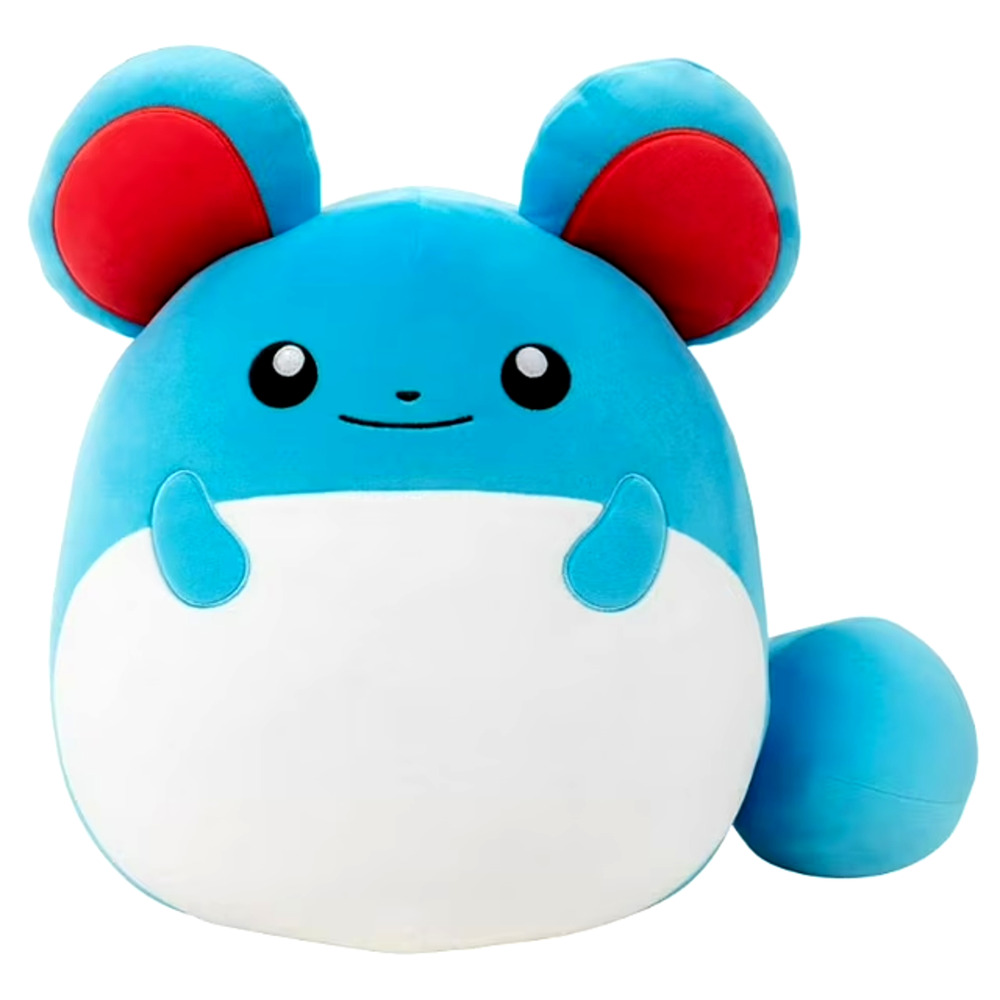 NWT SQUISHMALLOW 14" Marill Pokemon Rare Plush‎ Stuffed Animal Blue New Tag